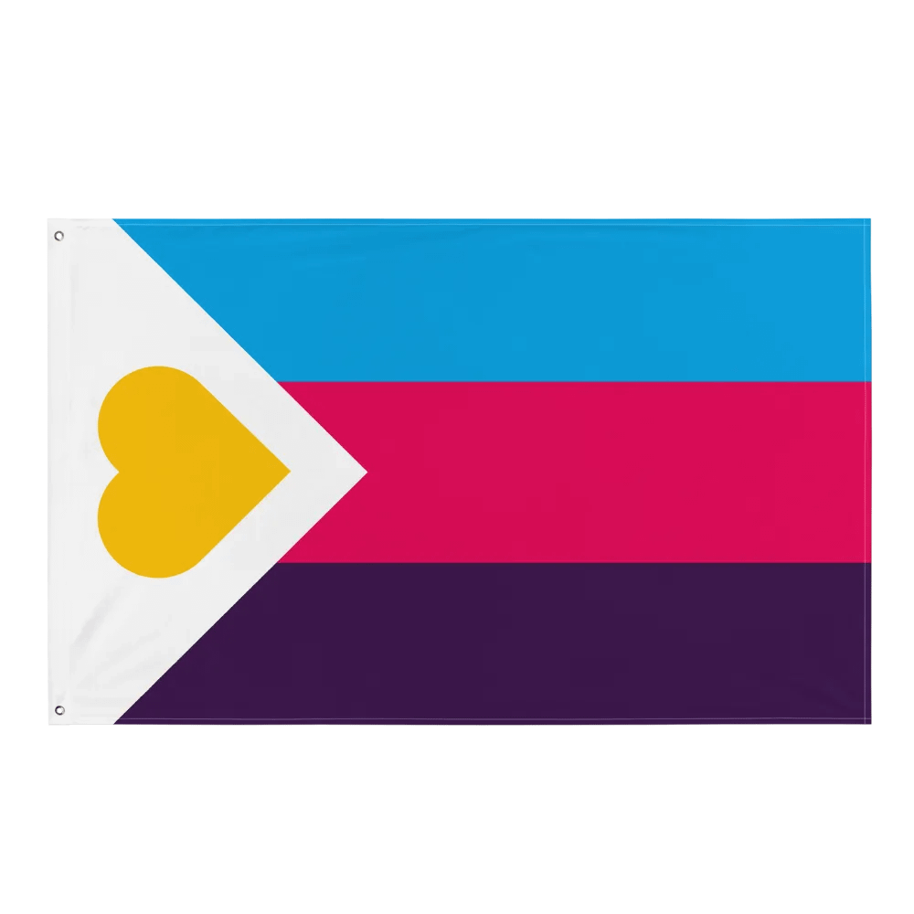 Tricolor Polyamory Pride Flag product image (1)