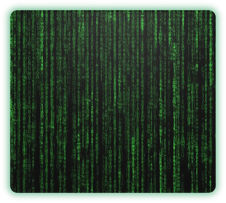 Matrix-Inspired Gaming Mouse Pad product image (1)