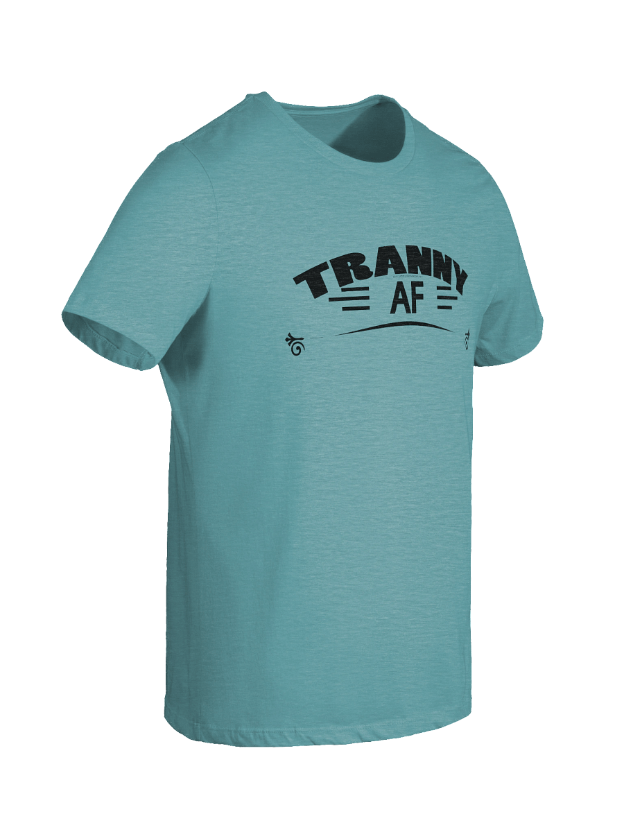 [Buck Angel Shop] Tranny AF - Women's Graphic Tee [black lettering] product image (31)