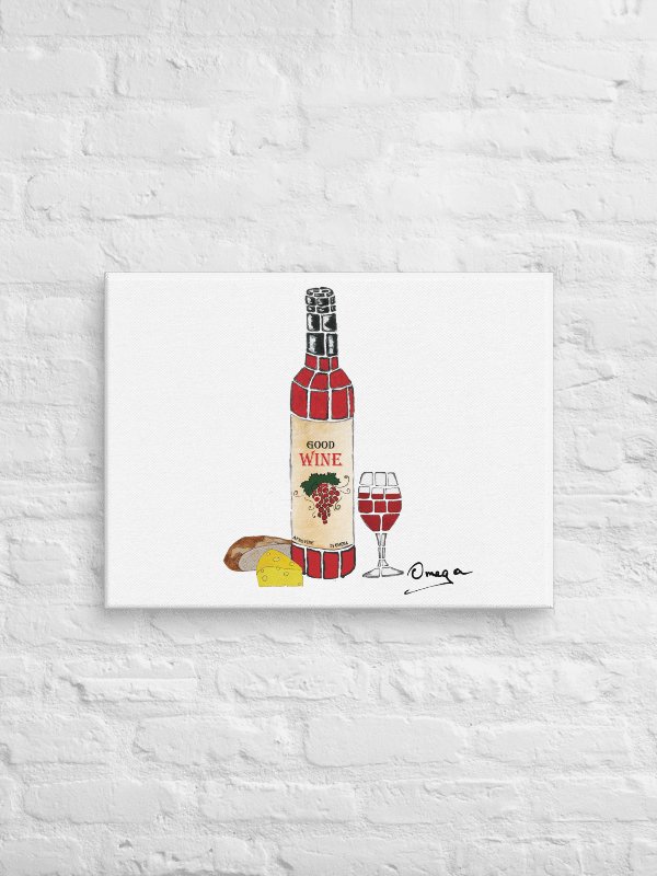Good Wine - Afro Wine By Omega | Original Hand Painted | Canvas (in) | The Omega Collection product image (19)