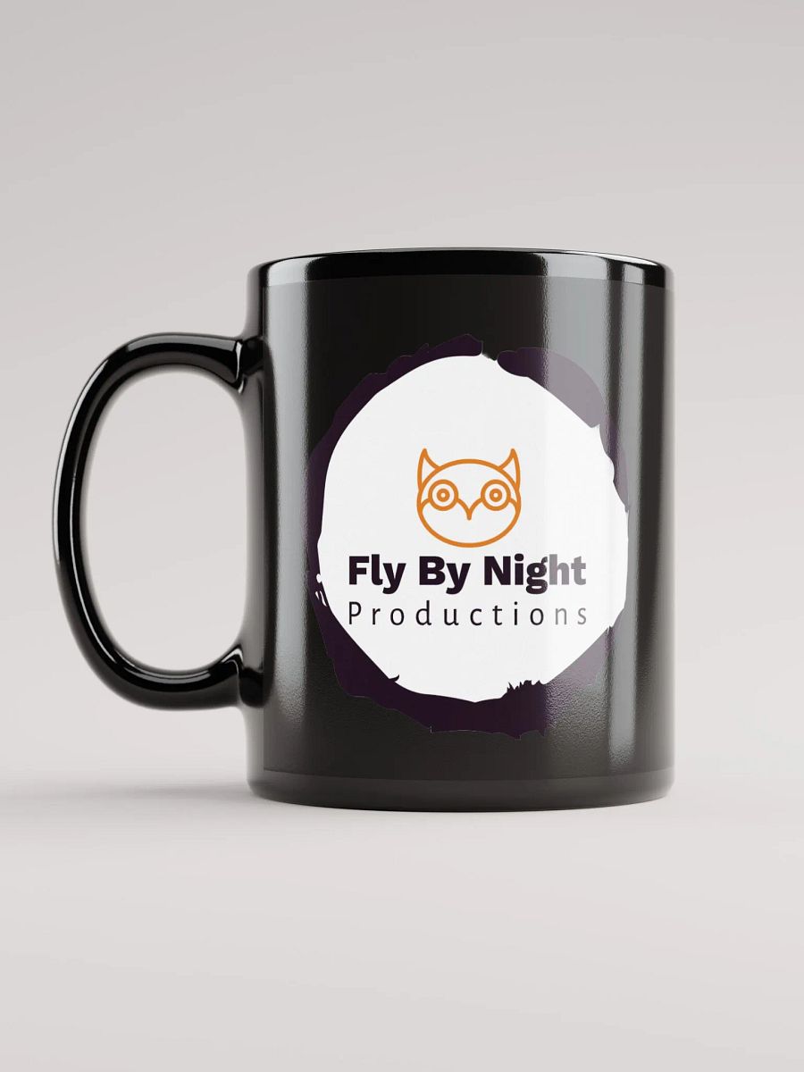 Fly By Night Productions Black Glossy Mug product image (12)
