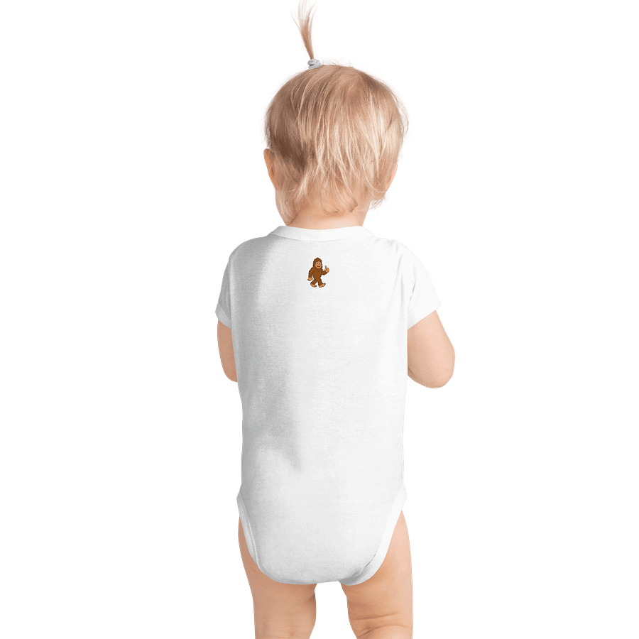 “Future Believer” Baby Sasquatch Bodysuit – Adorable Cryptid Onesie for Little Explorers product image (4)