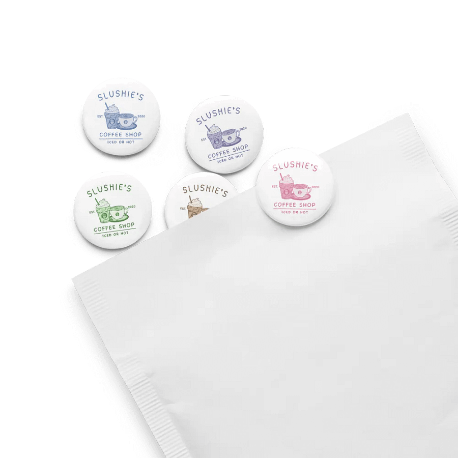 Slushie's Coffee Shop | Pins (White) product image (13)