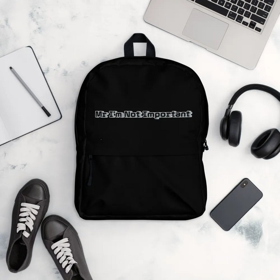 Backpack - Black - Mr I'm Not Important product image (12)