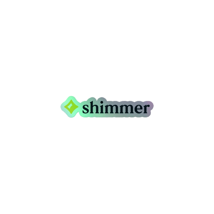 Shimmer Kiss-cut Holographic Sticker product image (1)