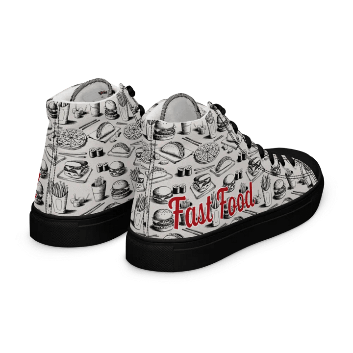Fast Food High Top Old White/Red/Black Male product image (1)