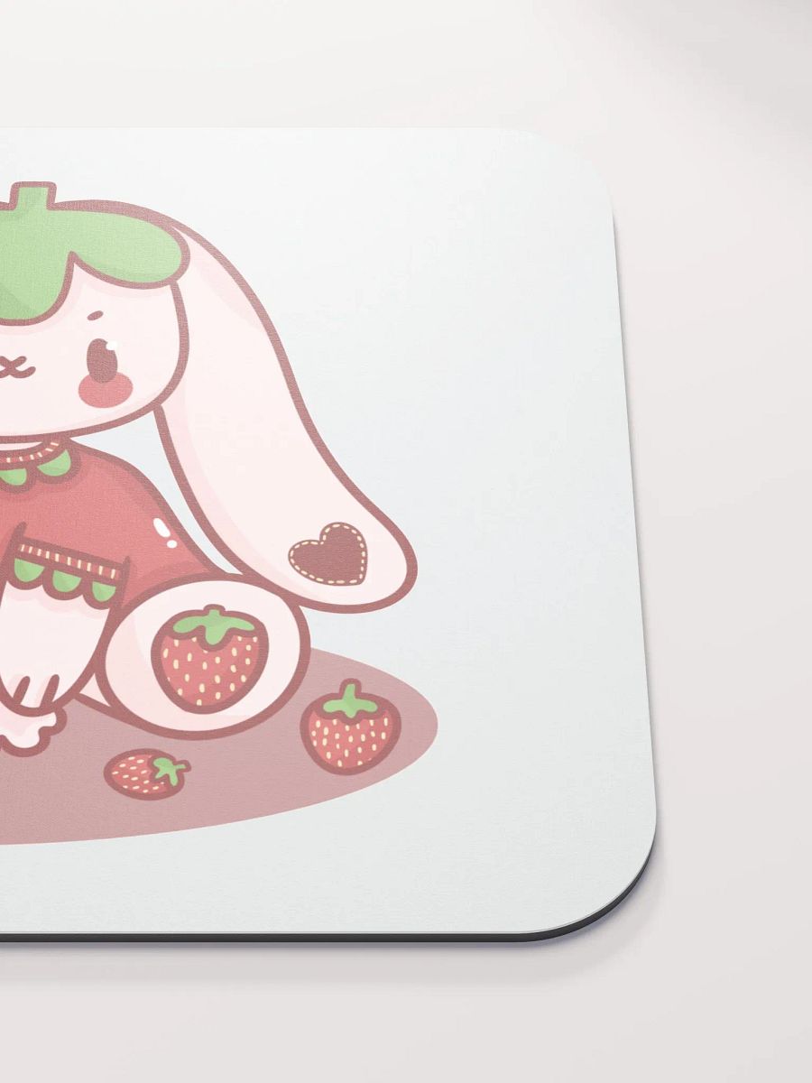 Strawberry Bunny Mouse Mat product image (5)