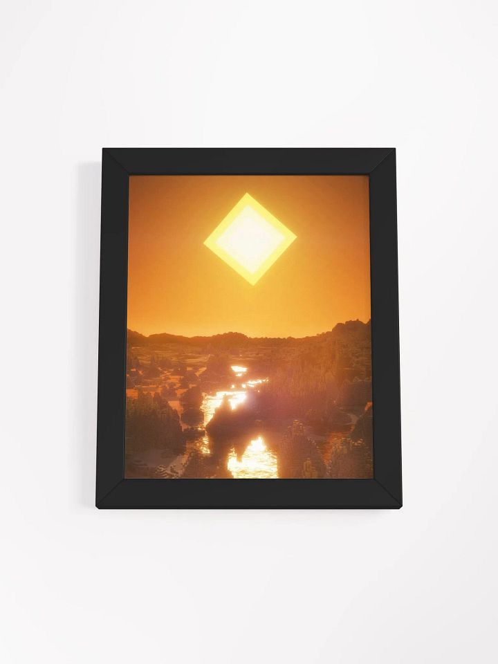 Framed Ice Plains Matte Poster product image (1)