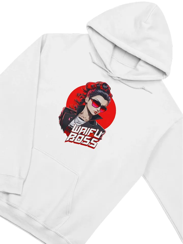 Waifu Boss v2 - Gildan Classic Hoodie - Gildan 18500 product image (9)