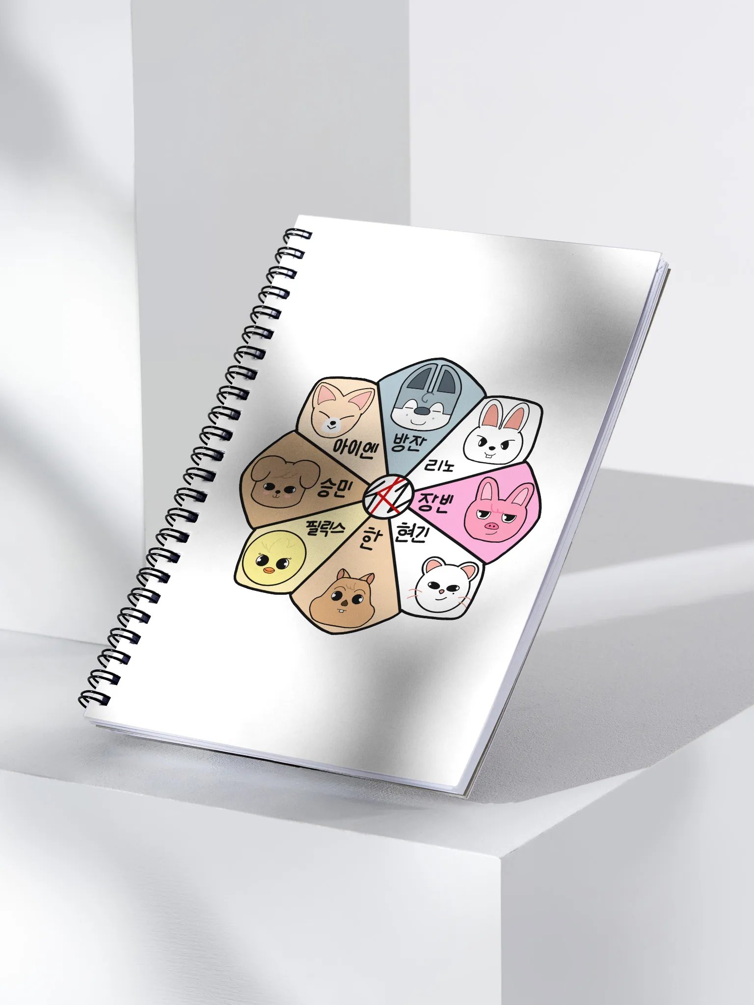 Stray kids Skzoo Hangul Flower Notebook product image (3)