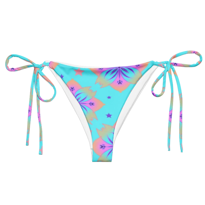 Pretty Pastel Bow Pattern String Bikini Bottom product image (1)