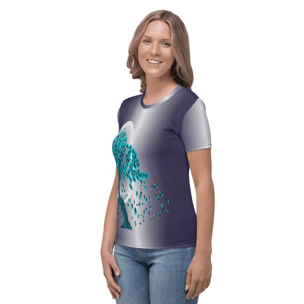 Japanese Flowering Tree All Over Print T-shirt product image (3)