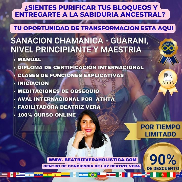 Sanación chamánica - guaraní con maestría (clases diferidas digitales) product image (1)