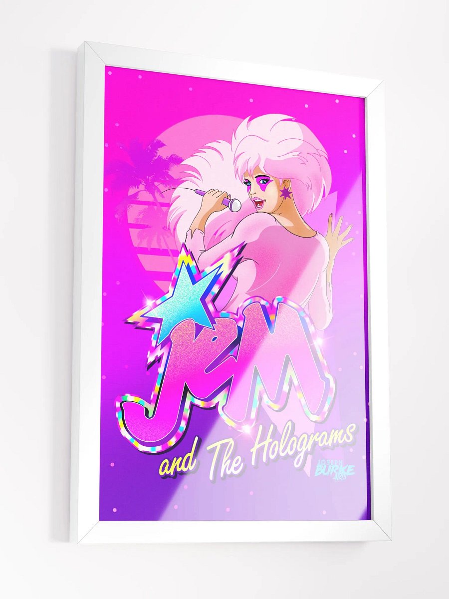 Jem Vaporwave Tribute Framed Art product image (3)