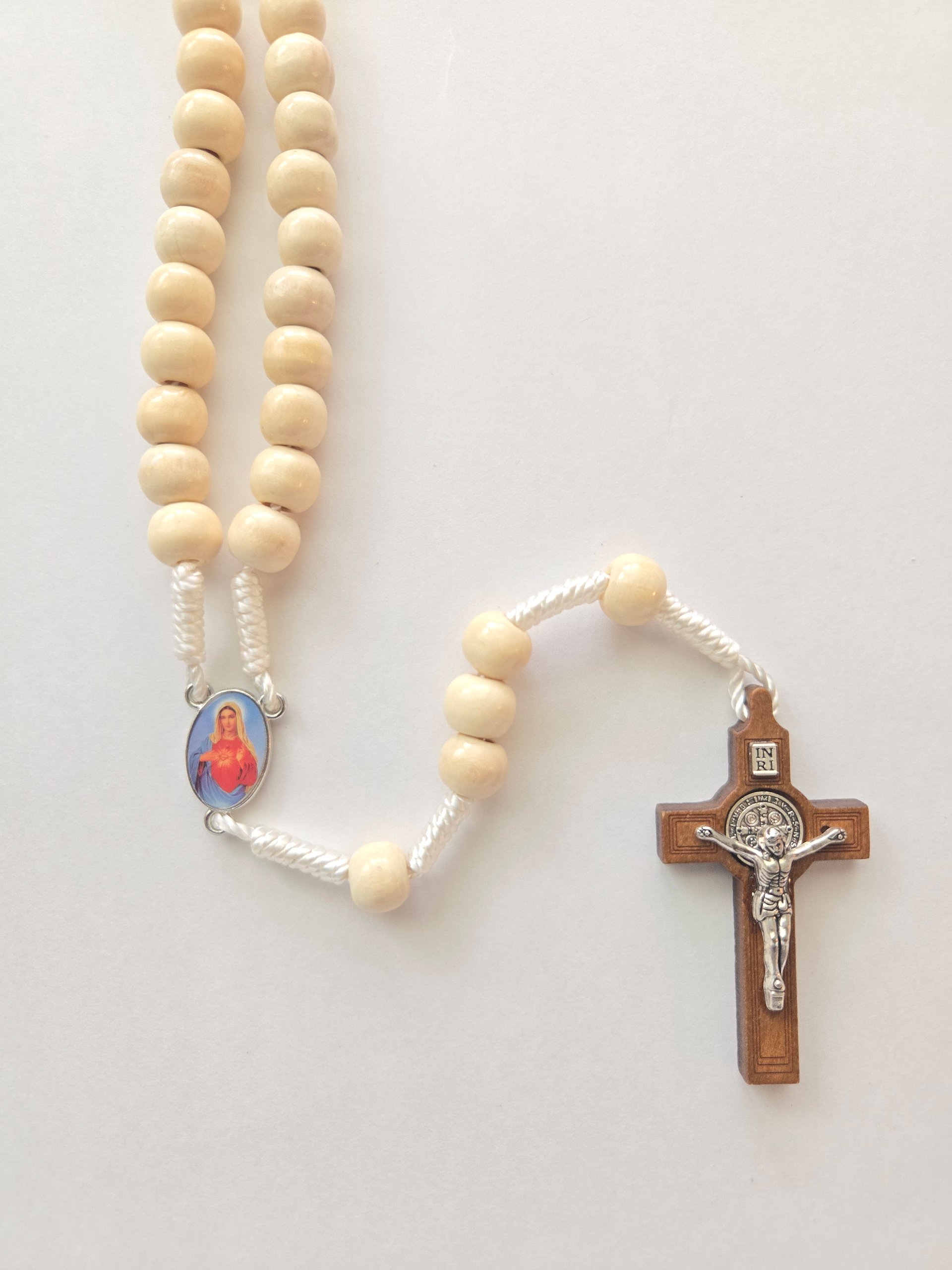 Immaculate Heart Rosary with St. Benedict Crucifix product image (6)