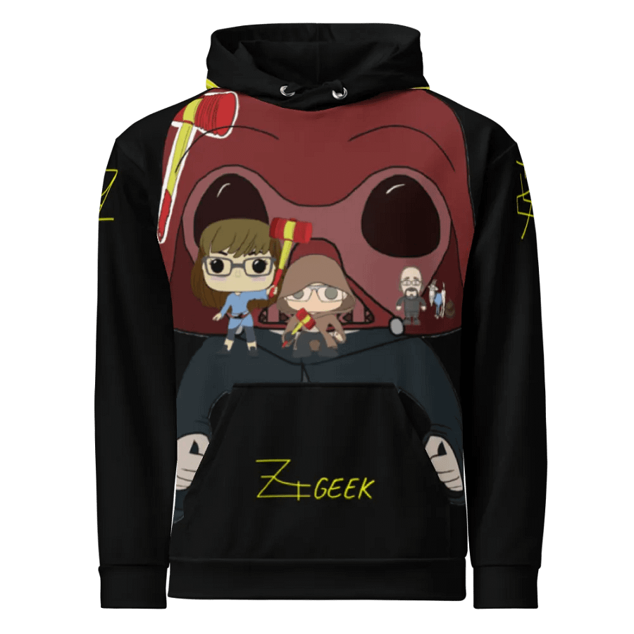 Dorn Geek Wars All Over Hoodie 1 product image (1)