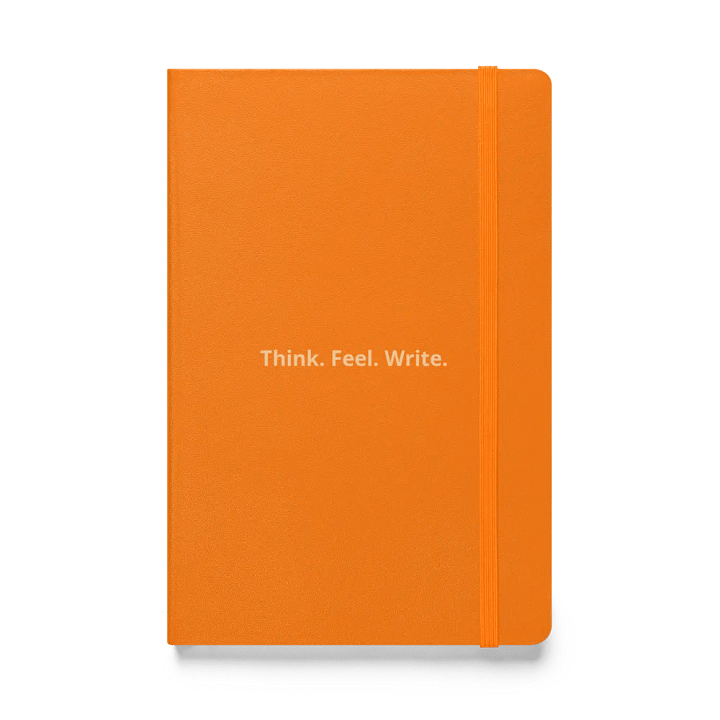 Think. Feel. Write. notebook - Orange Edition product image (1)