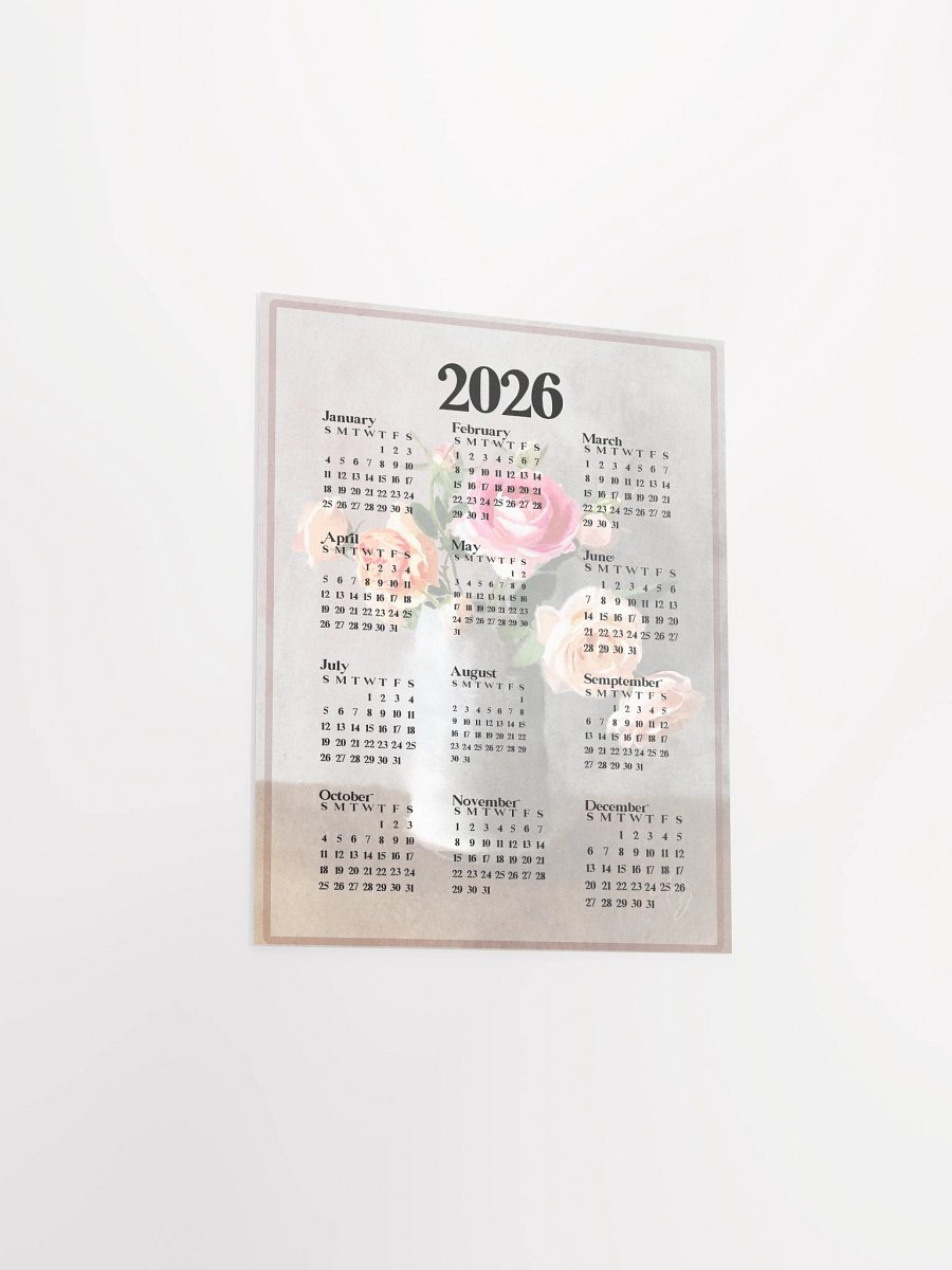 2026 Poster Calendar product image (5)