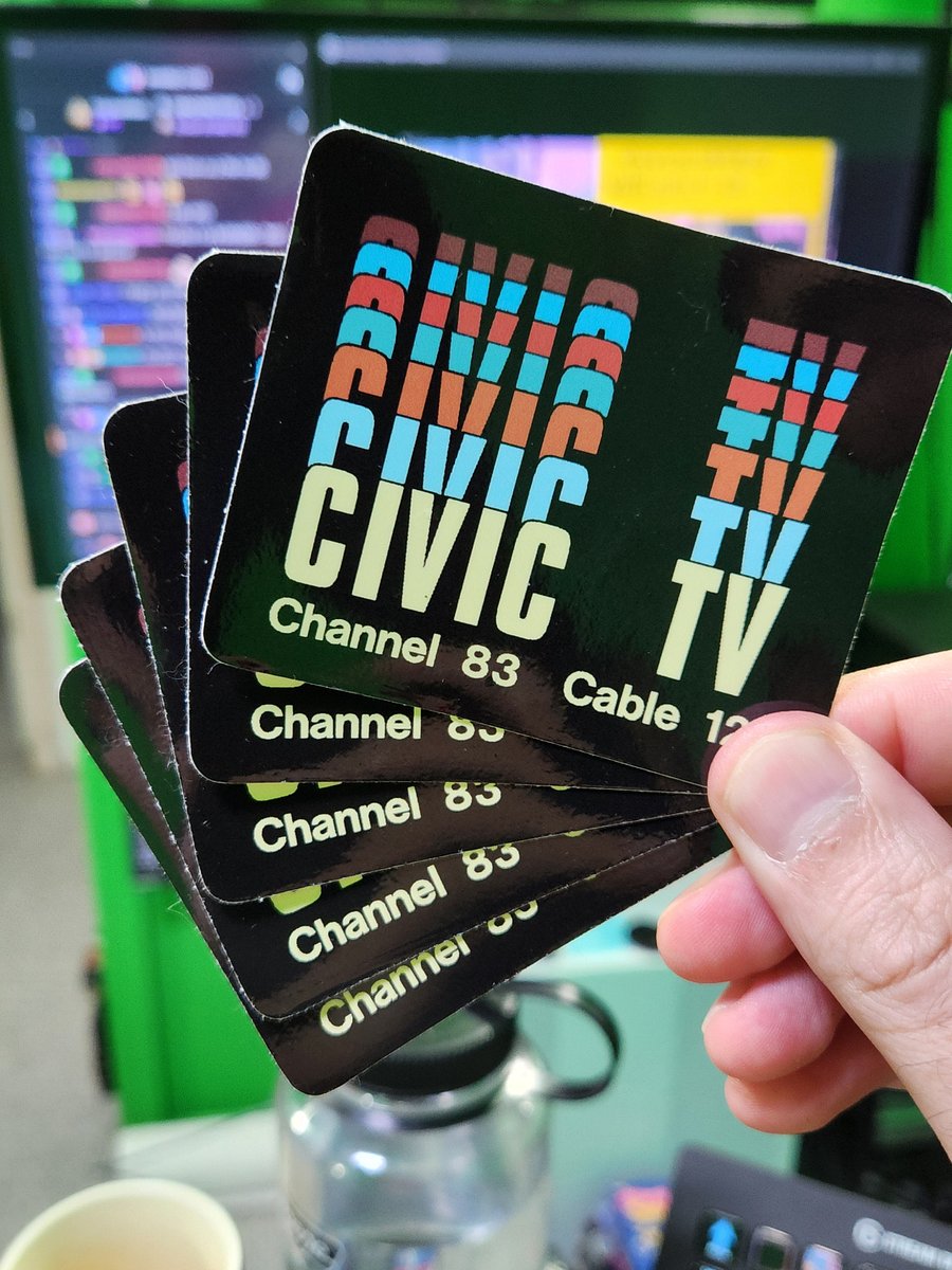 CIVIC TV Stickers (Pack of 2) product image (3)