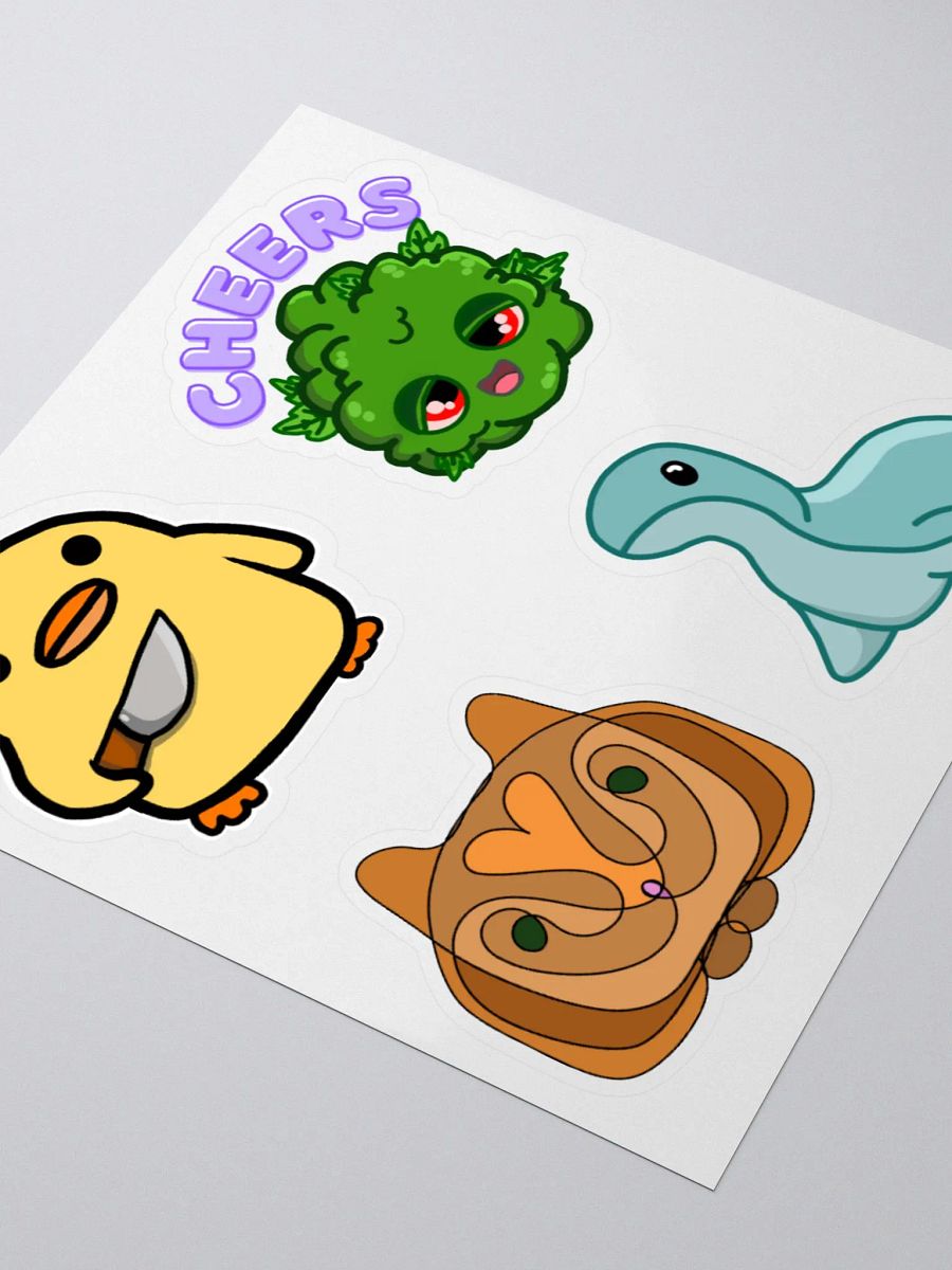 Whimsical Character Sticker Set product image (9)