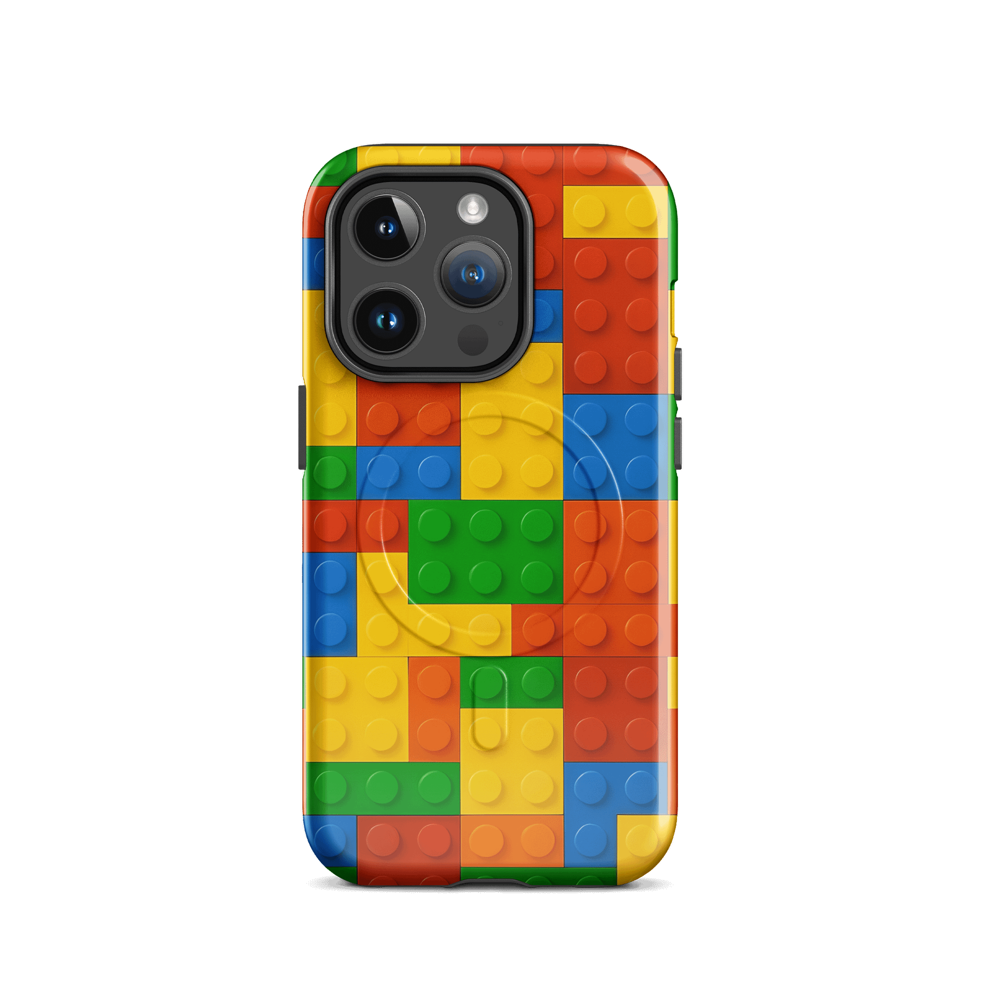 Colorful Brick Wall iPhone® MagSafe® Tough Case product image (2)