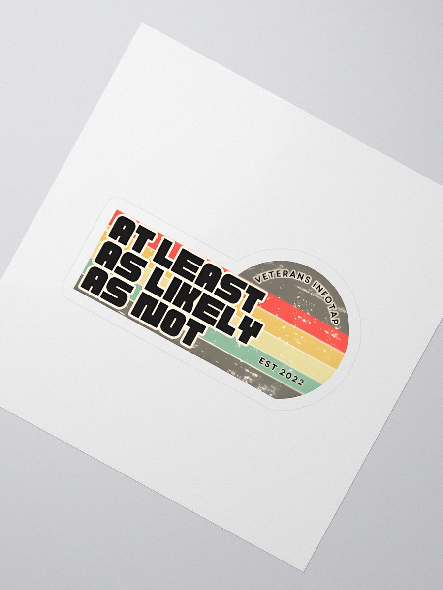 At Least As Likely Sticker product image (2)