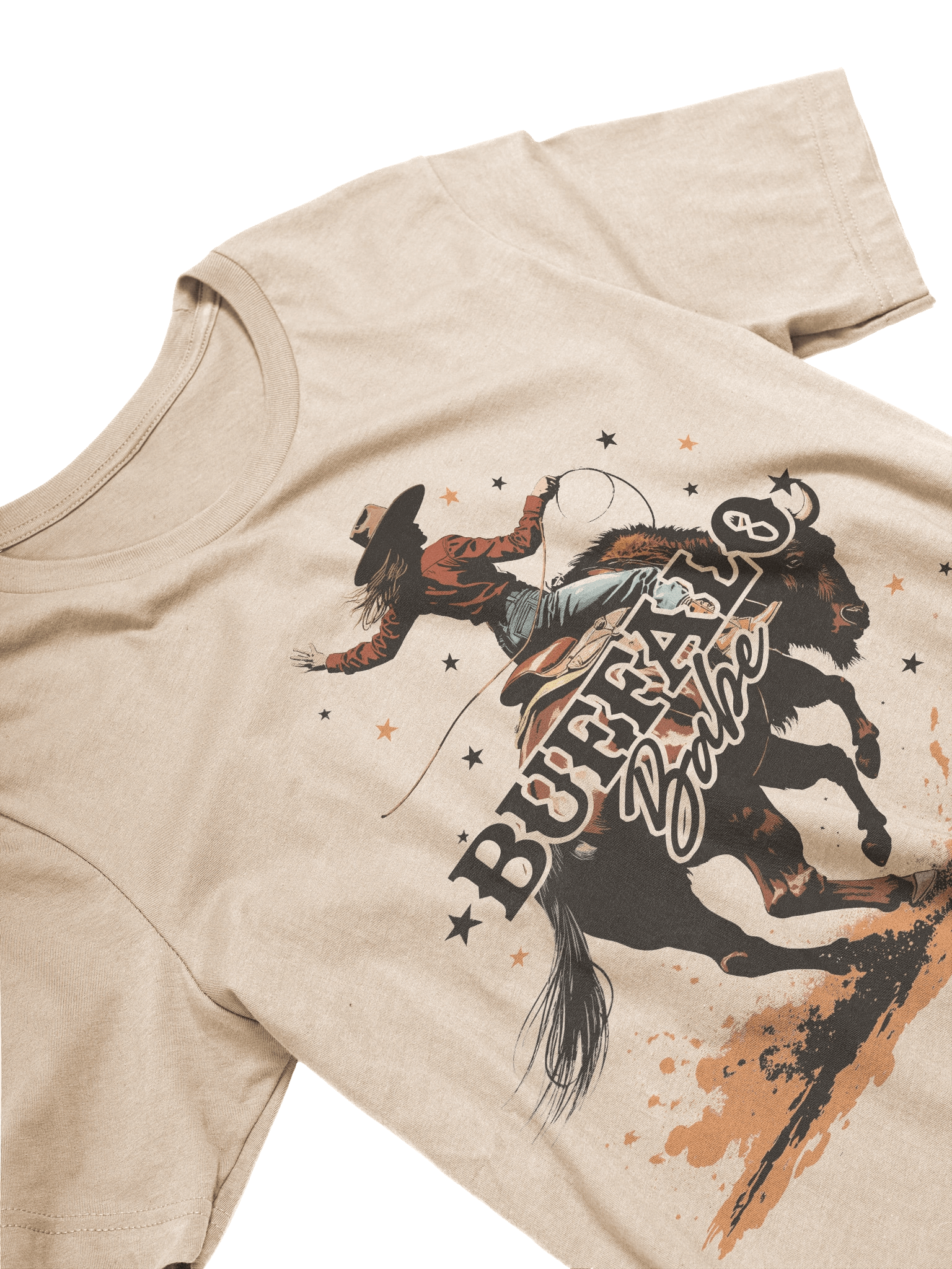 The "Buffalo Babe" Cowgirl Bella T-Shirt product image (1)