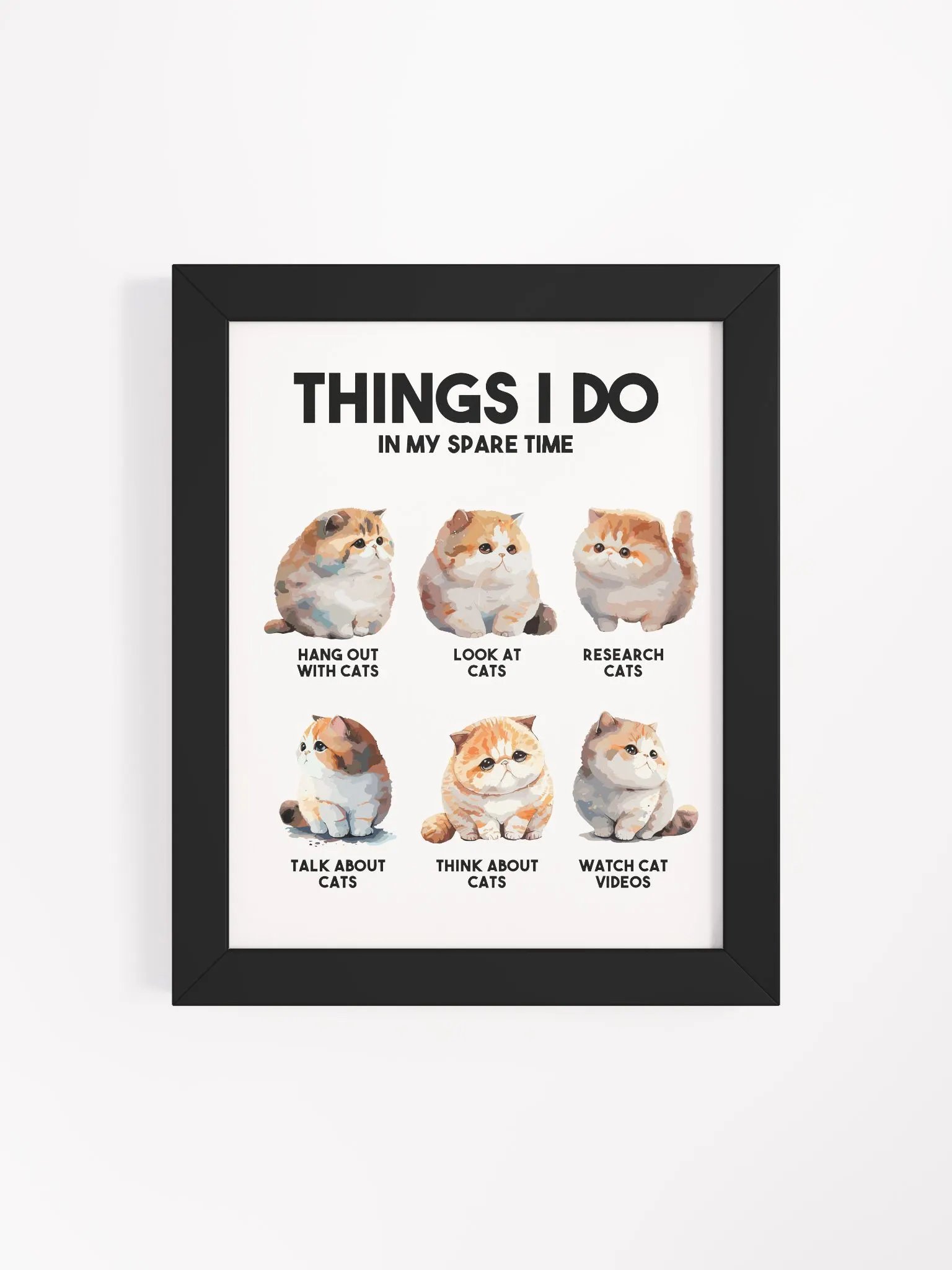 Things I Do in My Spare Time Wall Art product image (4)