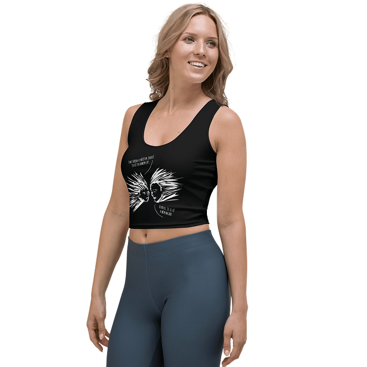 Soul Tied Black Crop Top product image (2)