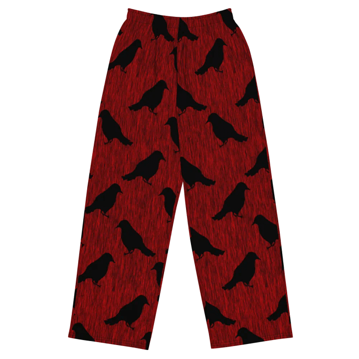 Ravens Pattern Wideleg Pants product image (2)