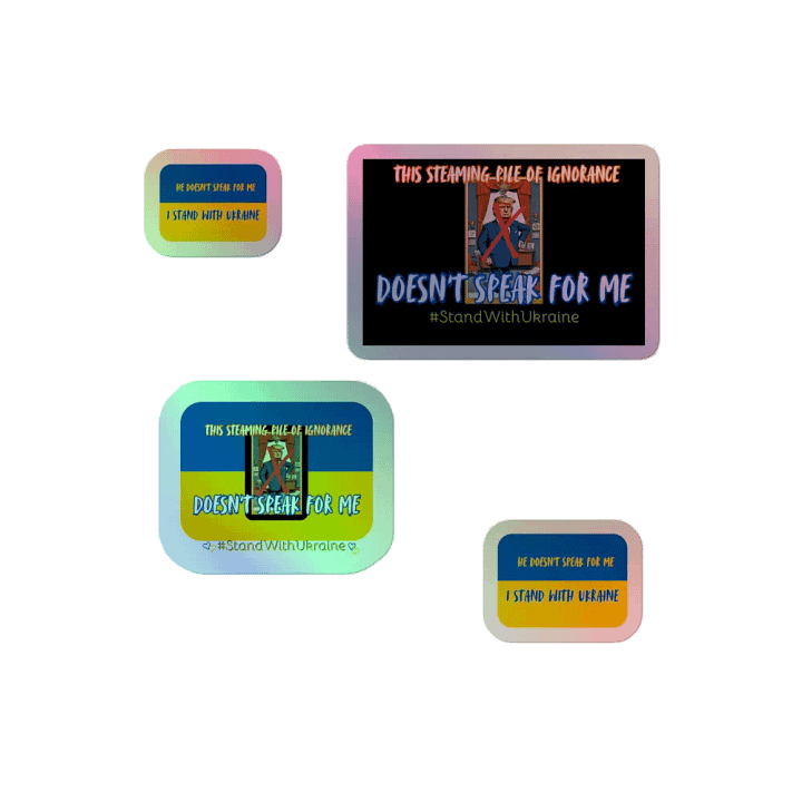 Resistors, Doesn't Speak for Me, Holo Sticker Pack product image (1)