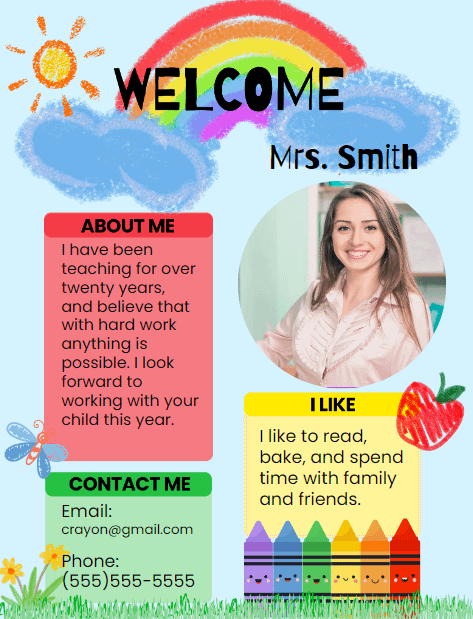 Crayon Back to School Meet The Teacher product image (1)