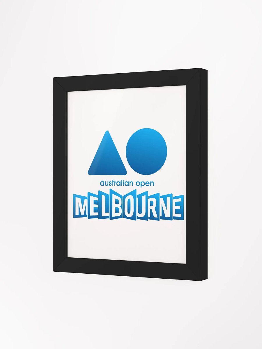 Melbourne Blue Abstract Framed Poster product image (77)