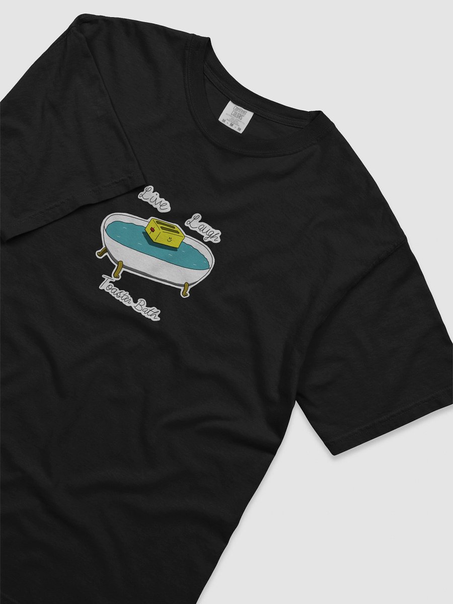 Live Laugh Toaster Bath Cotton T-Shirt product image (3)