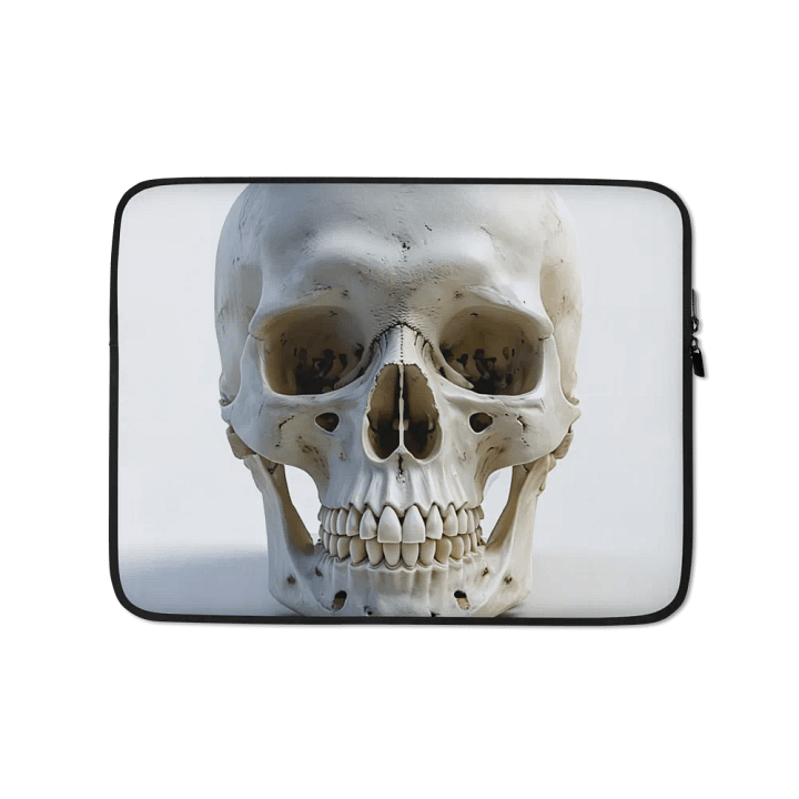 Skull Elegance Laptop Sleeve product image (1)