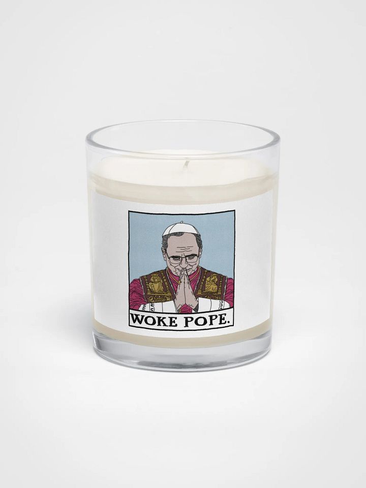 Woke Pope Candle product image (1)