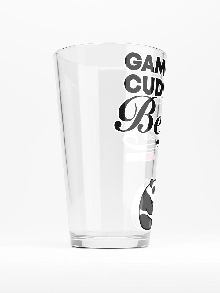 Gamers Cuddle Better Shaker Pint Glass product image (2)
