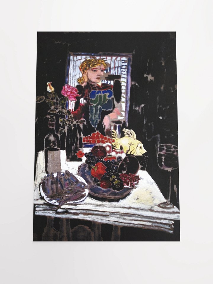 Still Life on White Table (aka Helga) (1987) print product image (2)