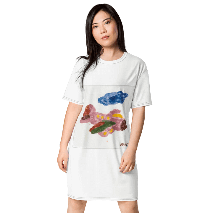 Kid Airplane (All-Over Print T-Shirt Dress) product image (1)