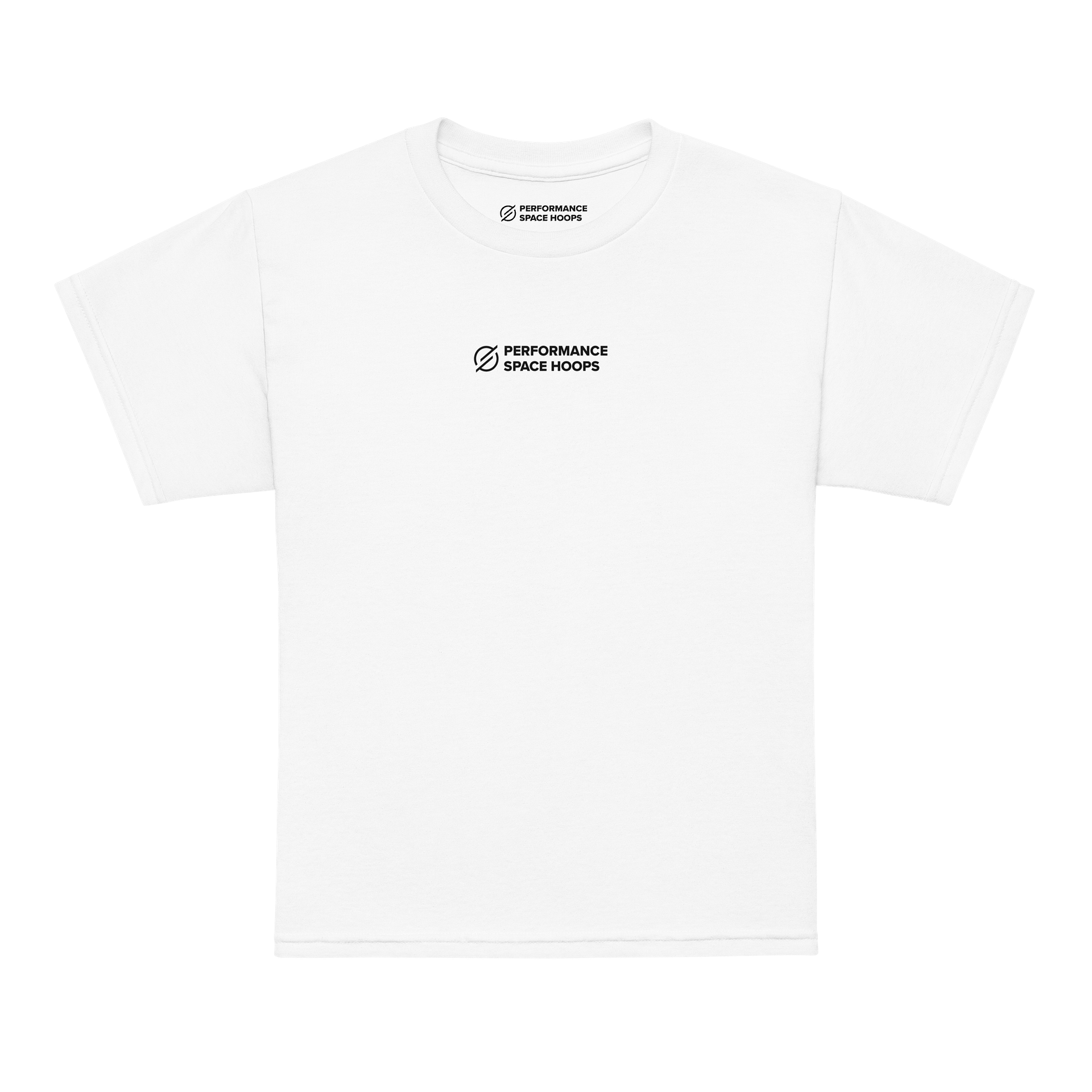 Performance Space Hoops Youth Sports Tee - Black Logo product image (7)