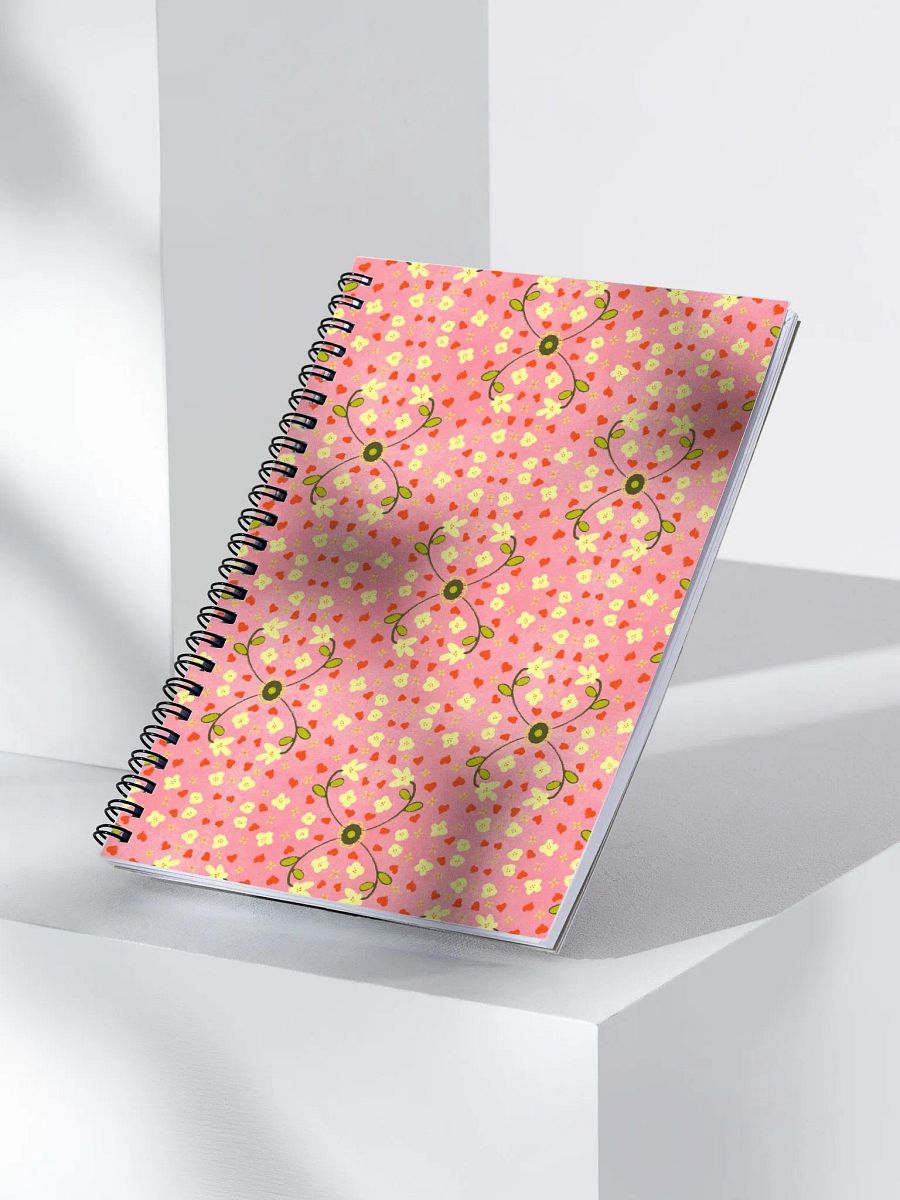 Hearts and Flowers Pink Note product image (3)