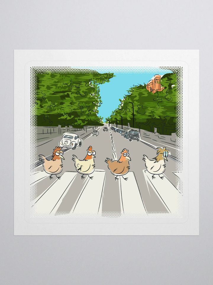Why four chickens crossed Abbey Road? product image (1)