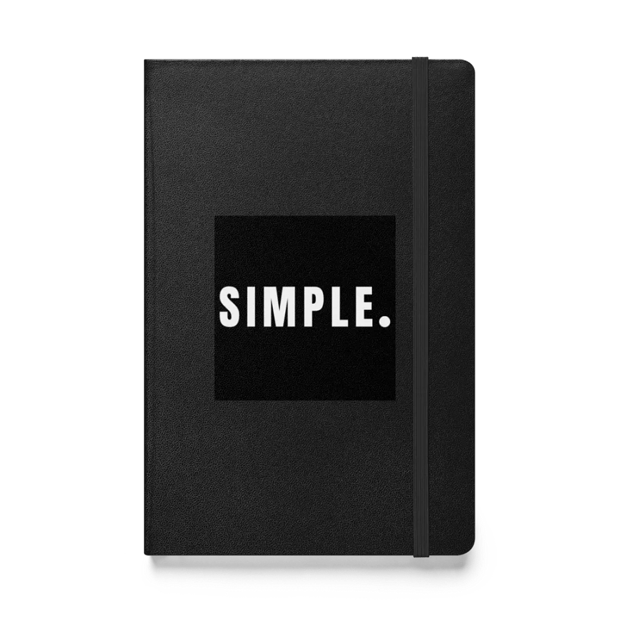 SIMPLE. Hardcover Bound Notebook product image (1)
