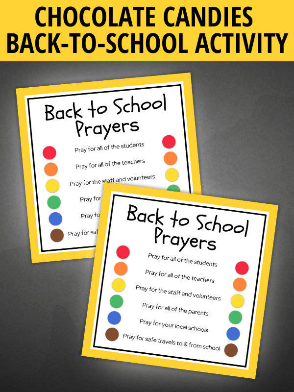Back to School Prayers - Activity Gift Tags product image (1)