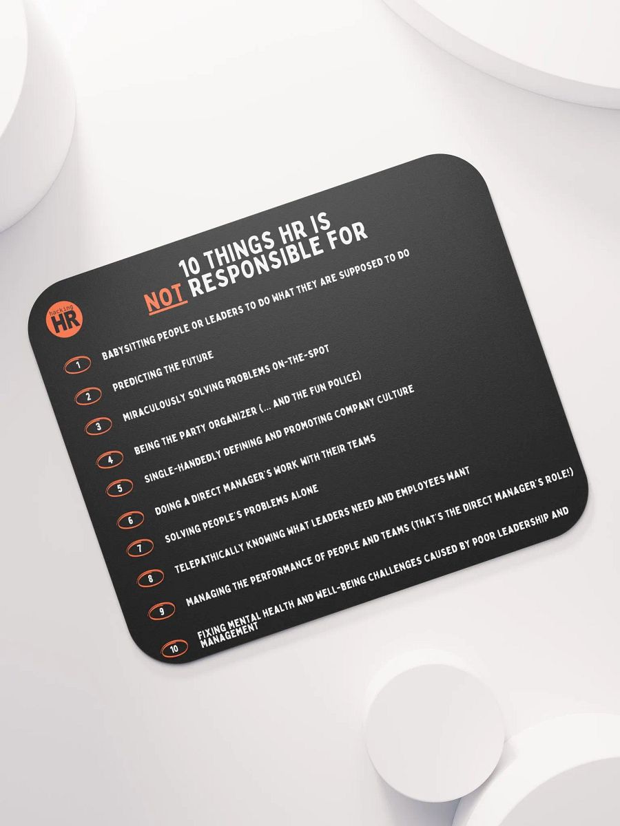 Not Your HR's Job List Mouse Pad product image (4)