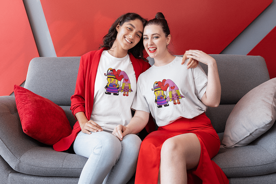 Gnomes In Love - Supersoft T product image (1)