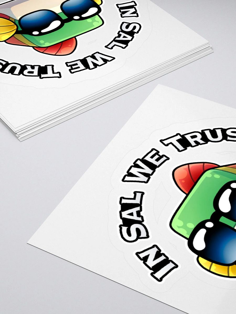 In Sal We Trust Sticker product image (4)