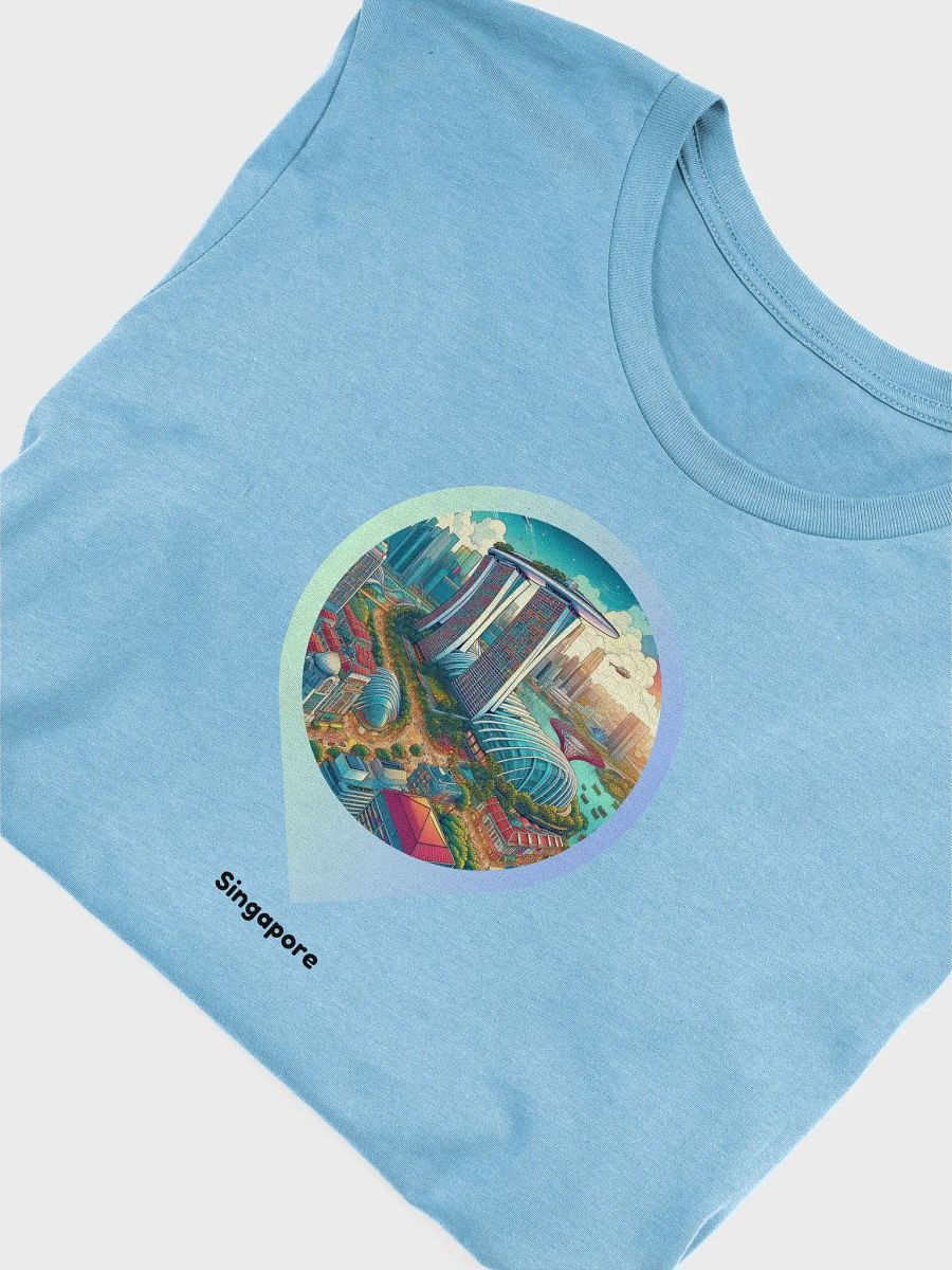 Ultimate Comfort Classic Tee | AI Design: Singapore Skyline product image (5)