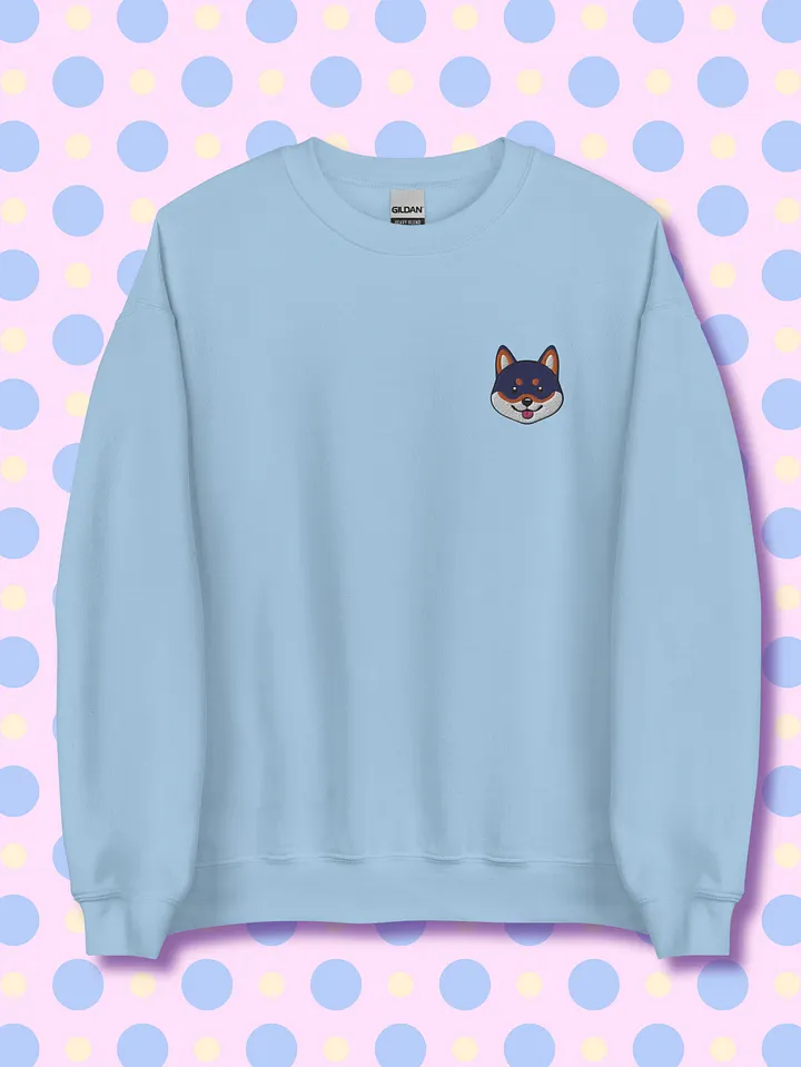 Cheerful Shiba Inu Crewneck Sweatshirt product image (1)