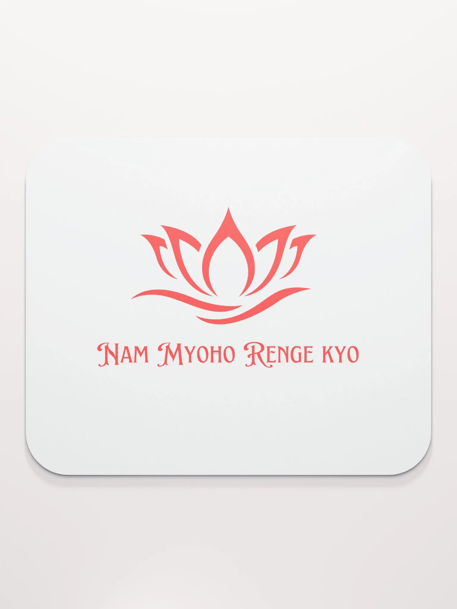 NMRK Lotus Harmony Mouse Pad (Red) product image (2)